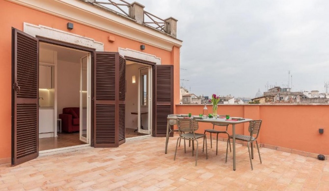 Apartment with Terrace in via del Pellegrino - FromHometoRome