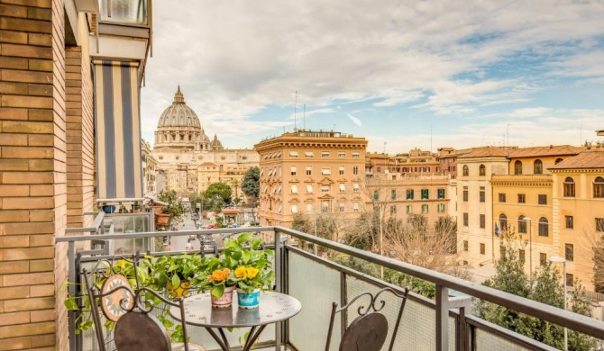 Appartamento con vista San Pietro