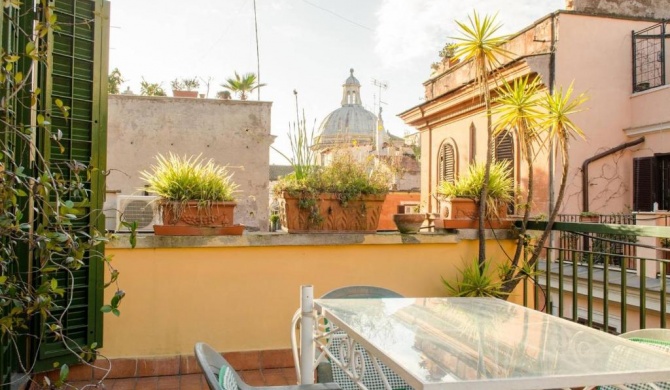 Coliseum top floor with terrace and view