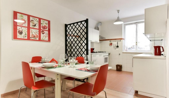 Red & White Vatican Apartment